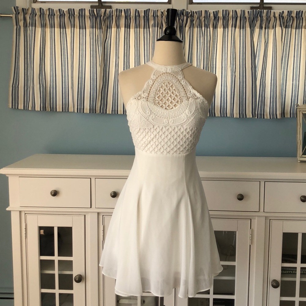 Lulu’s White Mini Dress